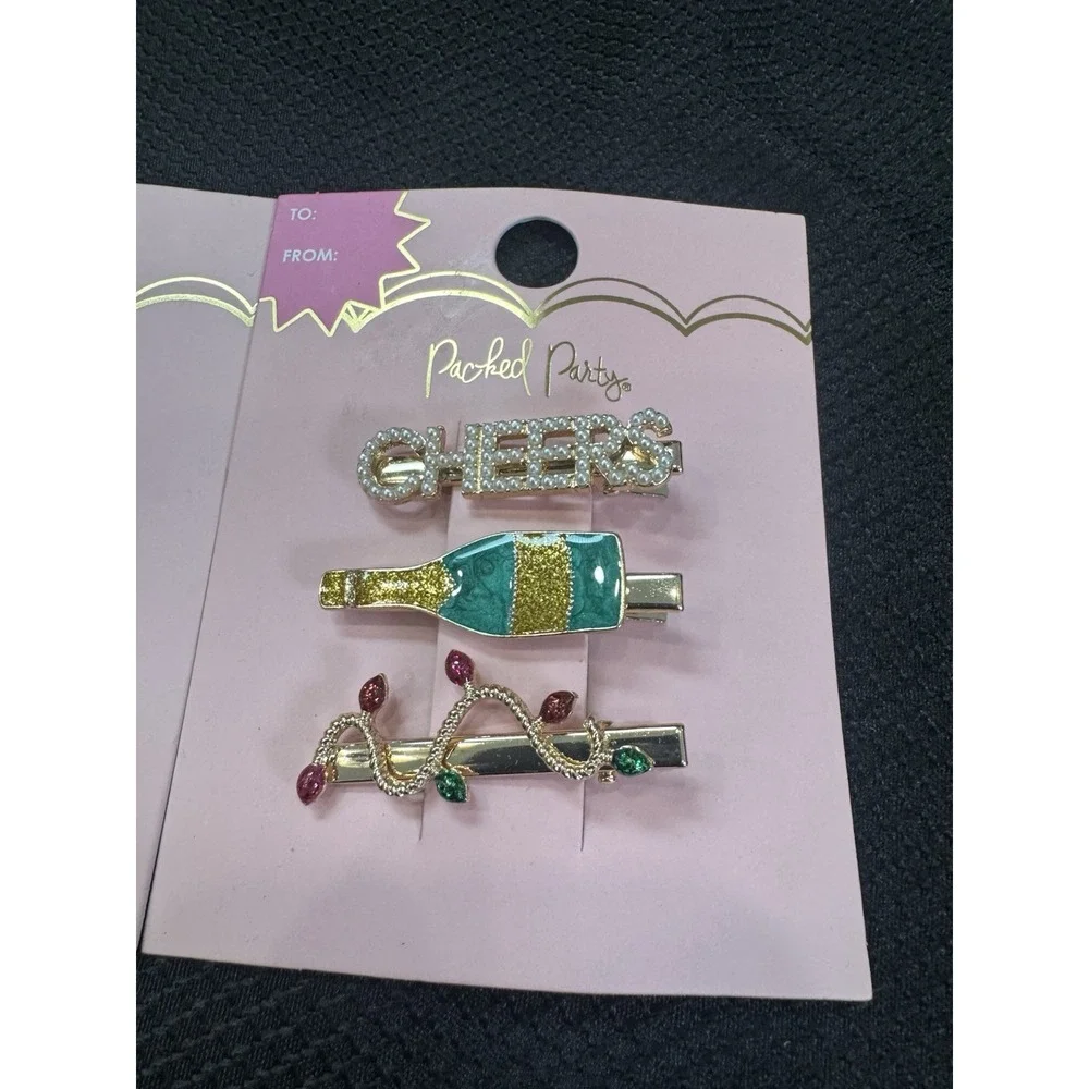 New Packed‎ Party Hair Clips - Christmas Theme - Set of 6 Different Christmas